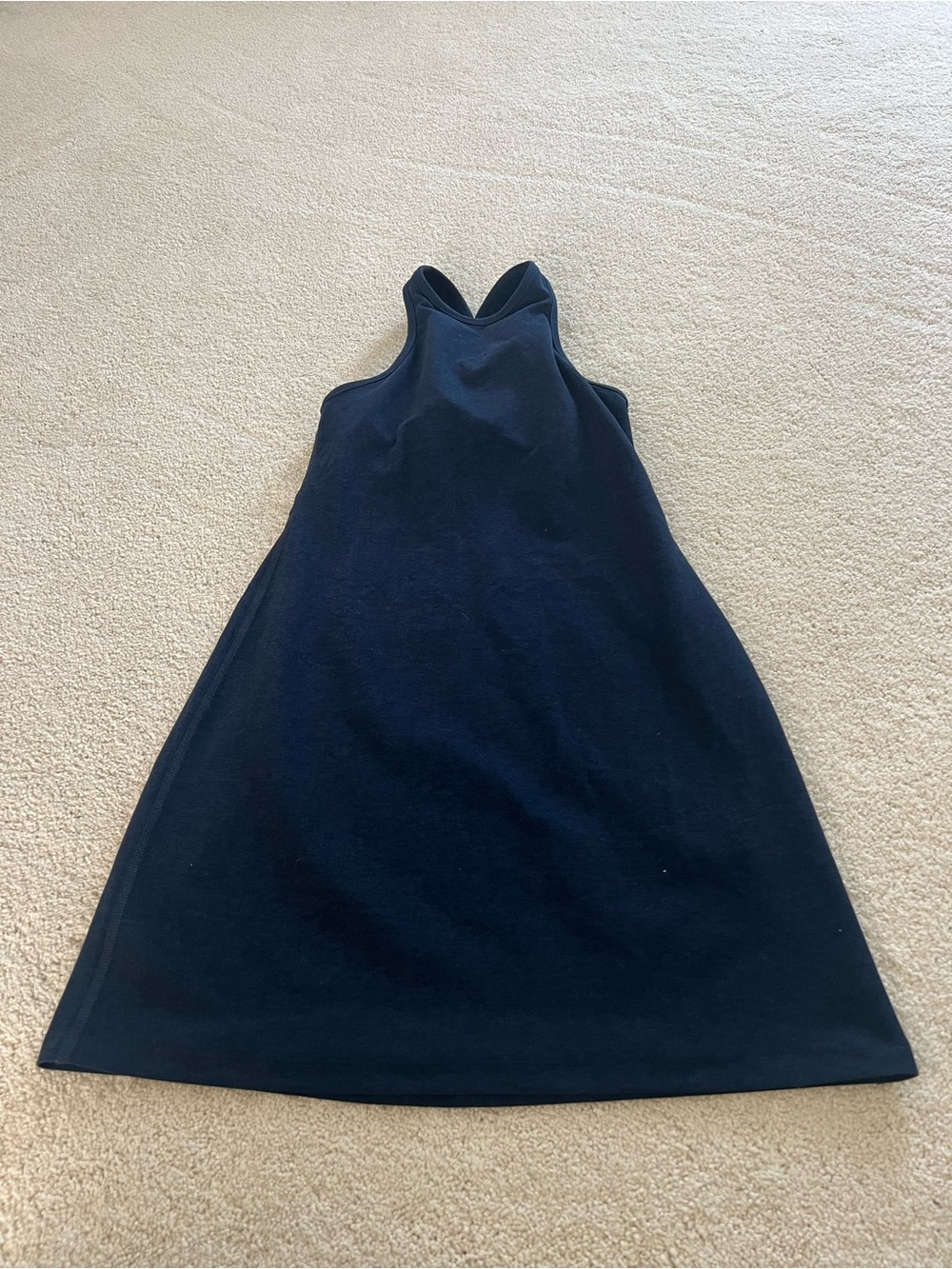 Beyond Yoga One-Shoulder Navy A-Line Dress